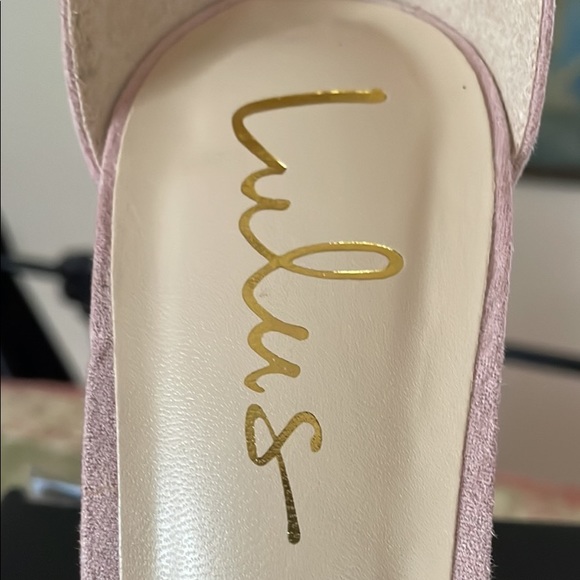 Blush pink block heels - Picture 2 of 7